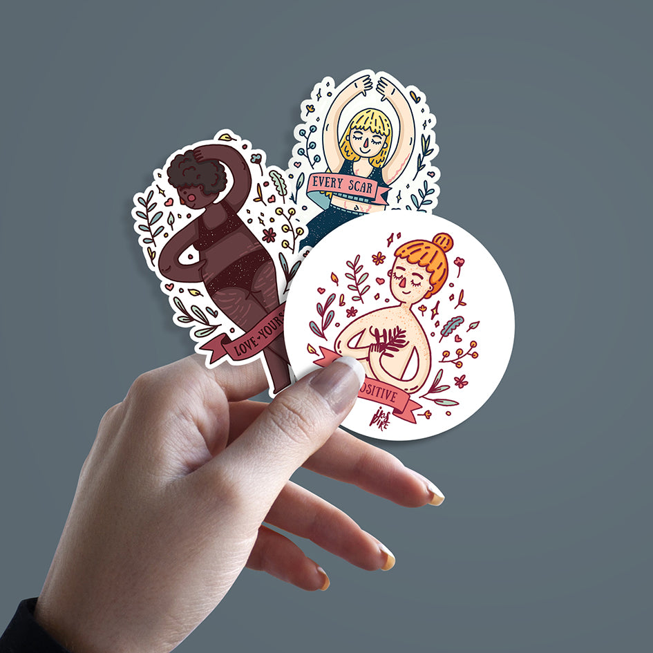 BUNDLE 3 BODY LOVE STICKER